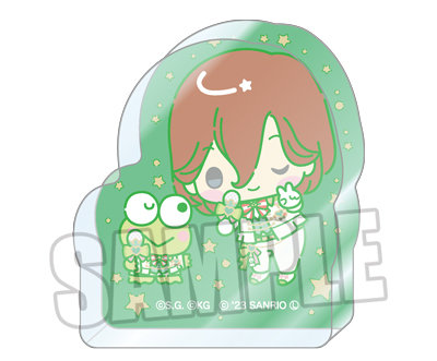 サンリオキャラクターズ×うたの☆プリンスさまっ♪ Shining Live アクリルマスコット Happy Smiling Stage ちびキャラVer.「けろけろけろっぴ・寿 嶺二」