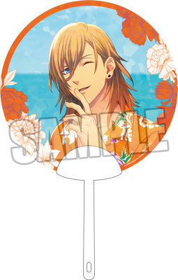 うたの☆プリンスさまっ♪ ホロクリアうちわ Summer Bloom Ver.「神宮寺レン」