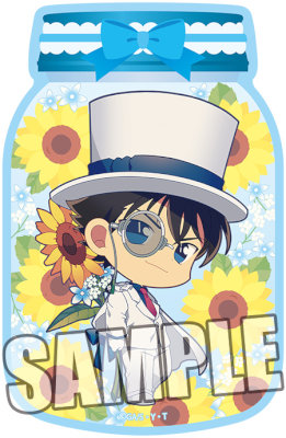 名探偵コナン　ダイカットステッカー「怪盗キッド」Flower For You Ver.