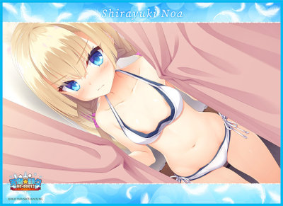 TCG万能プレイマット　天使☆騒々 RE-BOOT!「白雪 乃愛」