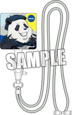 呪術廻戦 ショルダーストラップ付きフォンタブ「パンダ」Holiday Ver.