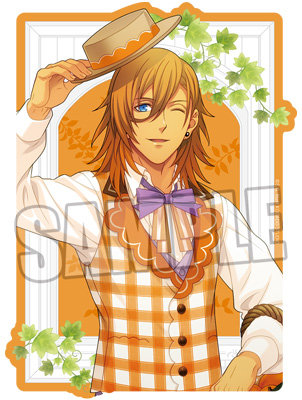 うたの☆プリンスさまっ♪ ステッカー Cafe PARADISE STAR Tart Ver.「神宮寺レン」