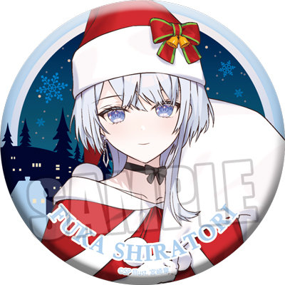 うたの☆プリンセスさまっ♪BACK to the IDOL 缶バッジ「白鳥風香」Silent White Christmas Ver.