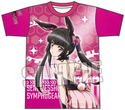 戦姫絶唱シンフォギア　フルグラフィックTシャツ「月読 調」