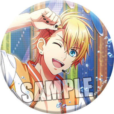 うたの☆プリンスさまっ♪ Shining Live 缶バッジ はじけて☆Summer Reflection アナザーショットVer.「来栖 翔」