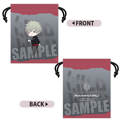 うたの☆プリンスさまっ♪ フルカラー巾着 GO WITH ちびキャラVer.「黒崎蘭丸」