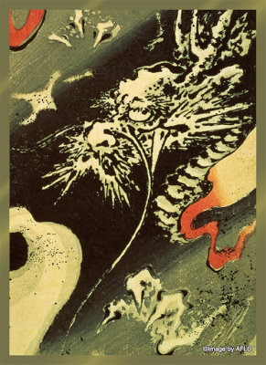 ブロッコリーキャラクタースリーブ プラチナグレード 歌川広重「雲竜」