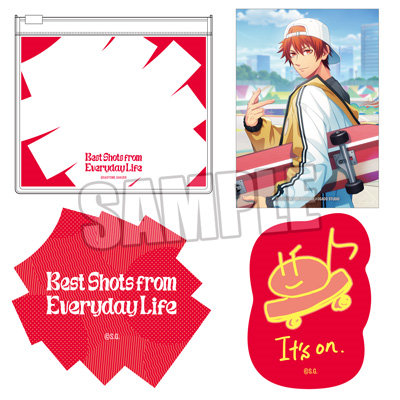 うたの☆プリンスさまっ♪ クリアポーチ付きステッカーセット Best Shots from Everyday Life Ver.「一十木音也」