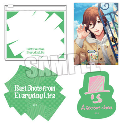 うたの☆プリンスさまっ♪ クリアポーチ付きステッカーセット Best Shots from Everyday Life Ver.「寿 嶺二」