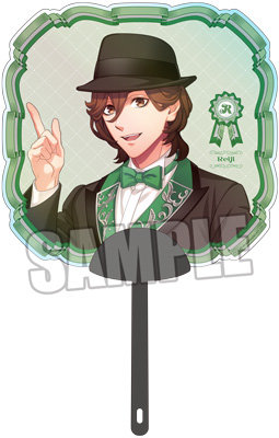 うたの☆プリンスさまっ♪ ホロクリアうちわ Ceremony Rosettes Ver.「寿 嶺二」