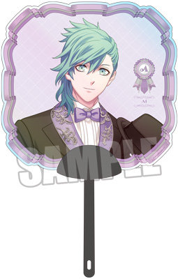 うたの☆プリンスさまっ♪ ホロクリアうちわ Ceremony Rosettes Ver.「美風 藍」