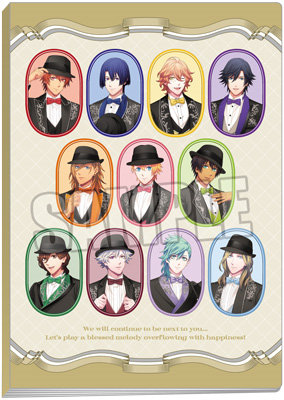 うたの☆プリンスさまっ♪ クリアファイル収納フォルダ Ceremony Rosettes Ver.