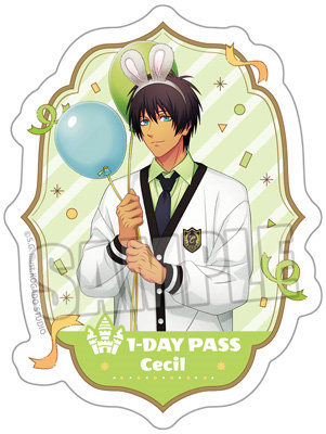 うたの☆プリンスさまっ♪ ミニサテンステッカー Fun Day Date Ver.「愛島セシル」[BGS2025]