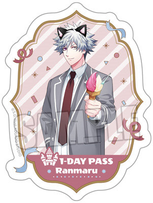 うたの☆プリンスさまっ♪ ミニサテンステッカー Fun Day Date Ver.「黒崎蘭丸」[BGS2025]