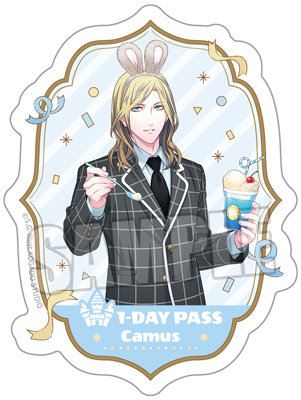 うたの☆プリンスさまっ♪ ミニサテンステッカー Fun Day Date Ver.「カミュ」[BGS2025]