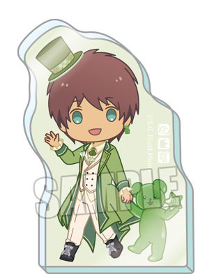 うたの☆プリンスさまっ♪ アクリルマスコット Crown Creamy Land ～Dessert Plate～ ちびキャラVer.「愛島セシル」[本館]