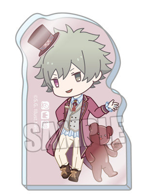 うたの☆プリンスさまっ♪ アクリルマスコット Crown Creamy Land ～Dessert Plate～ ちびキャラVer.「黒崎蘭丸」[本館]