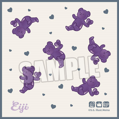 うたの☆プリンスさまっ♪ ミニタオル Crown Creamy Land ～Dessert Plate～ テディベアハードグミVer.「鳳 瑛二」[本館]