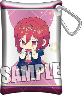 ブルーロック カラビナ付きクリアケース「千切豹馬」ホロスコープVer.