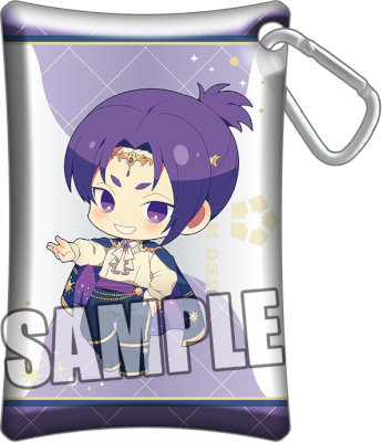 ブルーロック カラビナ付きクリアケース「御影玲王」ホロスコープVer.