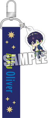 ブルーロック チャーム付き刺繍ネームタグ「オリヴァ・愛空」ホロスコープVer.