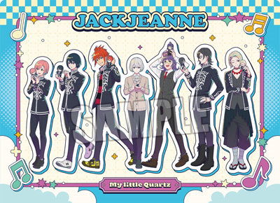 ジャックジャンヌ　ダブルポケットホロクリアホルダー My little Quartz Ver.[JJMLQ]