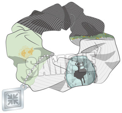 ジャックジャンヌ　チャーム付きシュシュ「立花希佐」[JJMLQ]