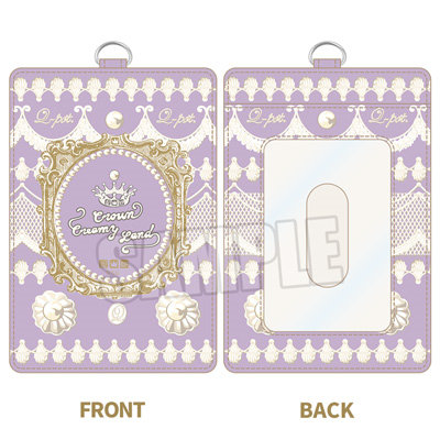Q☆UP パスケース Crown Creamy Land Ver.: ：【公式