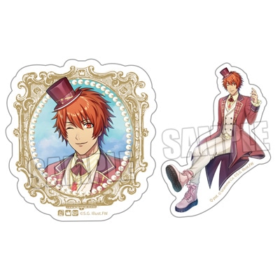 うたの☆プリンスさまっ♪ ミニサテンステッカーセット Crown Creamy Land ～Fairground Carousel～ Ver.「一十木音也」[WM]