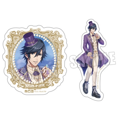 うたの☆プリンスさまっ♪ ミニサテンステッカーセット Crown Creamy Land ～Fairground Carousel～ Ver.「一ノ瀬トキヤ」[WM]