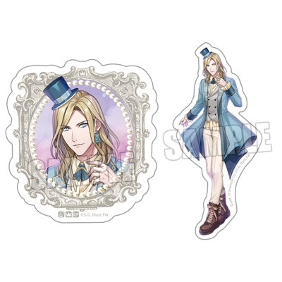 うたの☆プリンスさまっ♪ ミニサテンステッカーセット Crown Creamy Land ～Fairground Carousel～ Ver.「カミュ」[WM]