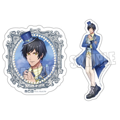 うたの☆プリンスさまっ♪ ミニサテンステッカーセット Crown Creamy Land ～Fairground Carousel～ Ver.「皇 綺羅」[WM]