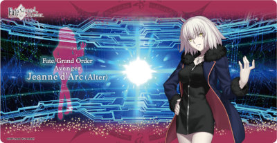 キャラクター万能ラバーマットスリム Fate/Grand Order「アヴェンジャー/ジャンヌ・ダルク〔オルタ〕」邪竜の魔女ver新宿1999