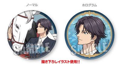 新テニスの王子様 缶バッジセット 跡部とエリザベートVer.