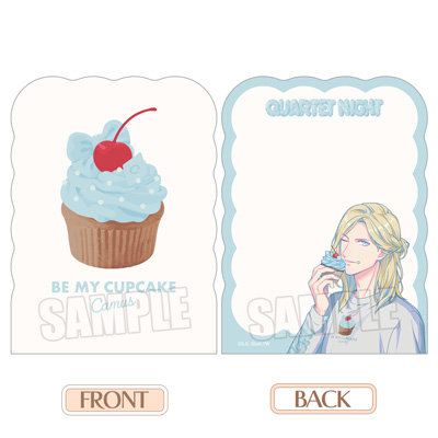 うたの☆プリンスさまっ♪ ダイカットメモ帳 BE MY CUPCAKE Ver.「カミュ」