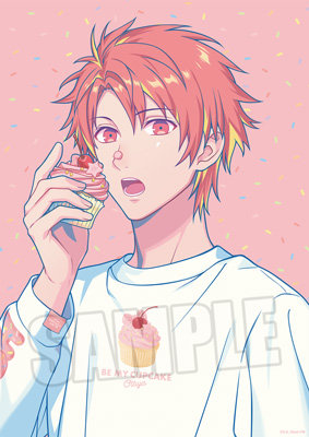 うたの☆プリンスさまっ♪ B3サイズ布ポスター BE MY CUPCAKE Ver.「一十木音也」