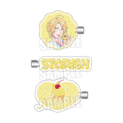 うたの☆プリンスさまっ♪ アクリルヘアクリップセット BE MY CUPCAKE Ver.「四ノ宮那月」