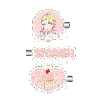 うたの☆プリンスさまっ♪ アクリルヘアクリップセット BE MY CUPCAKE Ver.「来栖 翔」