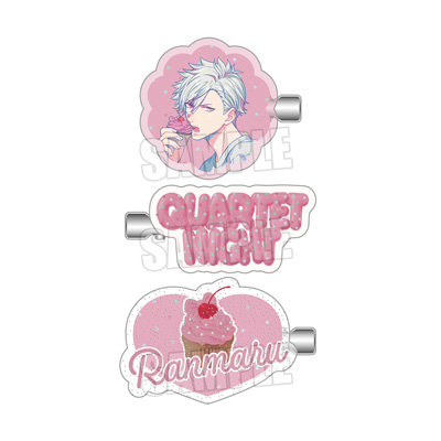 うたの☆プリンスさまっ♪ アクリルヘアクリップセット BE MY CUPCAKE Ver.「黒崎蘭丸」