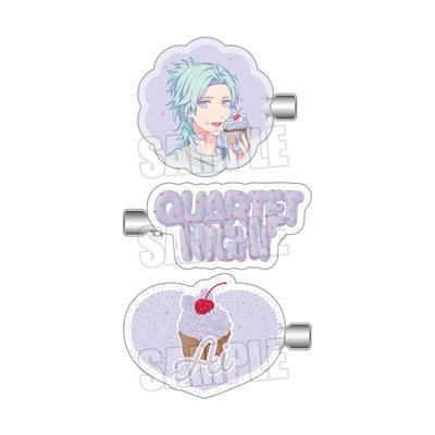 うたの☆プリンスさまっ♪ アクリルヘアクリップセット BE MY CUPCAKE Ver.「美風 藍」