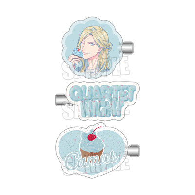 うたの☆プリンスさまっ♪ アクリルヘアクリップセット BE MY CUPCAKE Ver.「カミュ」