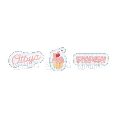 うたの☆プリンスさまっ♪ モチーフフレークステッカー BE MY CUPCAKE Ver.「一十木音也」