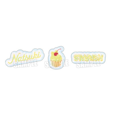 うたの☆プリンスさまっ♪ モチーフフレークステッカー BE MY CUPCAKE Ver.「四ノ宮那月」