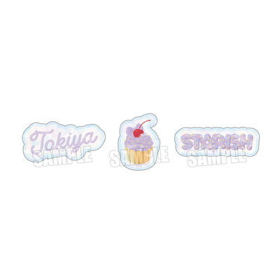 うたの☆プリンスさまっ♪ モチーフフレークステッカー BE MY CUPCAKE Ver.「一ノ瀬トキヤ」