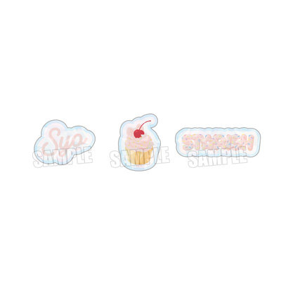 うたの☆プリンスさまっ♪ モチーフフレークステッカー BE MY CUPCAKE Ver.「来栖 翔」
