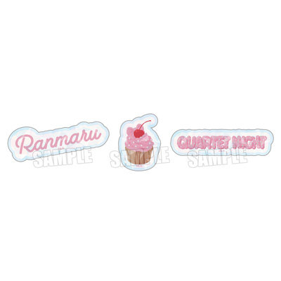 うたの☆プリンスさまっ♪ モチーフフレークステッカー BE MY CUPCAKE Ver.「黒崎蘭丸」