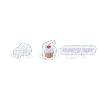 うたの☆プリンスさまっ♪ モチーフフレークステッカー BE MY CUPCAKE Ver.「美風 藍」