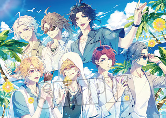 泡沫のユークロニア B2サイズ布ポスター LicoBiTs FESTA -W Vacation- Ver.
