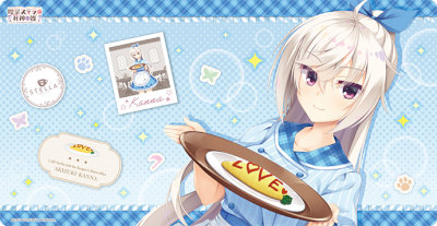 キャラクター万能ラバーマットスリム 喫茶ステラと死神の蝶「明月 栞那」ウェイトレスVer.