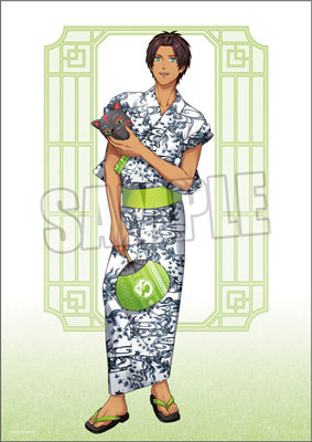 うたの☆プリンスさまっ♪ B3サイズ布ポスター YUKATA-MODE Ver.「愛島セシル」[UPGS26]